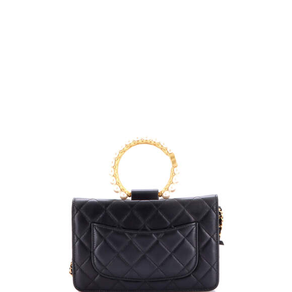 Chanel Pearl Crown Wallet on Chain Quilted Lambskin - Picture 3 of 6